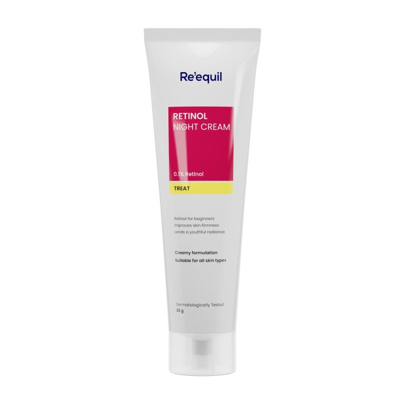 RE' EQUIL 0.1% Retinol Night Cream | Repairs Wrinkles & Fine Lines | Improves Skin Firmness | Beginner Friendly | All Skin Types RE' EQUIL 0.1% Retinol Night Cream | Repairs Wrinkles & Fine Lines | Improves Skin Firmness | Beginner Friendly | All Skin Types