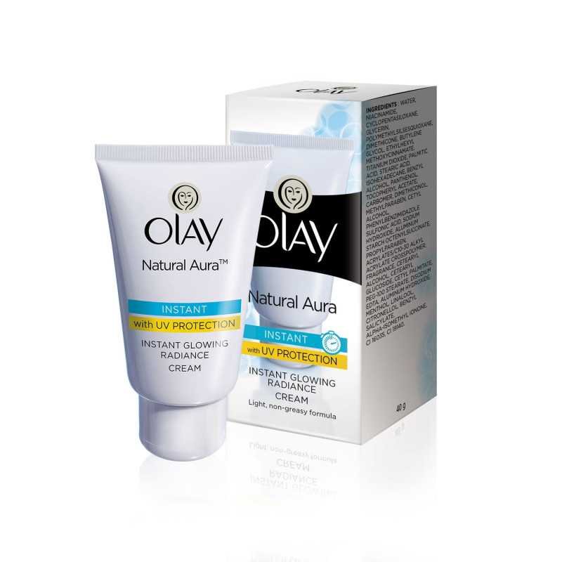 Olay Natural Aura| Vitamin B3, Pro B5, E with UV Protection| 40 gm Olay Natural Aura| Vitamin B3, Pro B5, E with UV Protection| 40 gm
