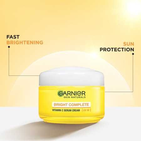 Garnier Skin Naturals Bright Complete Vitamin C Serum UV Cream, Vitamin C Day Cream for Sun Protection and Skin Brightening - Garnier Skin Naturals Bright Complete Vitamin C Serum UV Cream, Vitamin C Day Cream for Sun Protection and Skin Brightening -