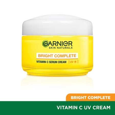Garnier Skin Naturals Bright Complete Vitamin C Serum UV Cream, Vitamin C Day Cream for Sun Protection and Skin Brightening - Garnier Skin Naturals Bright Complete Vitamin C Serum UV Cream, Vitamin C Day Cream for Sun Protection and Skin Brightening -