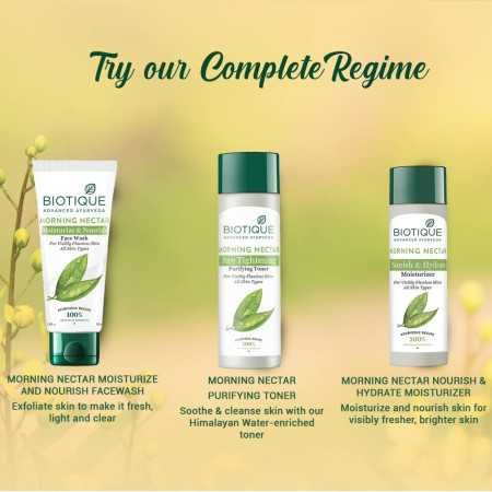 Biotique Morning Nectar Flawless Skin Moisturizer Lotion L Prevents Dark Spots, Blackheads And Blemishes L Visibly Flawless Skin Biotique Morning Nectar Flawless Skin Moisturizer Lotion L Prevents Dark Spots, Blackheads And Blemishes L Visibly Flawless Skin