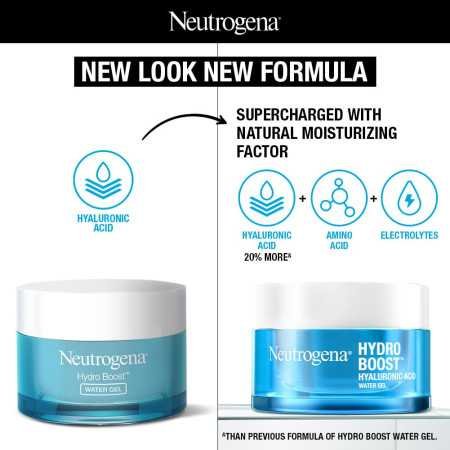 Neutrogena Hydro Boost Hyaluronic Acid Face Moisturizer 50ml | 24 hours long lasting Hydration | Oil free non sticky light water Neutrogena Hydro Boost Hyaluronic Acid Face Moisturizer 50ml | 24 hours long lasting Hydration | Oil free non sticky light water