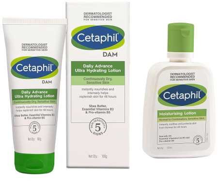 Cetaphil Dam Daily Advance Ultra Hydrating Lotion For Dry, Sensitive Skin| 30 G| Moisturizer With Shea Butter| Non-Greasy, Cetaphil Dam Daily Advance Ultra Hydrating Lotion For Dry, Sensitive Skin| 30 G| Moisturizer With Shea Butter| Non-Greasy,