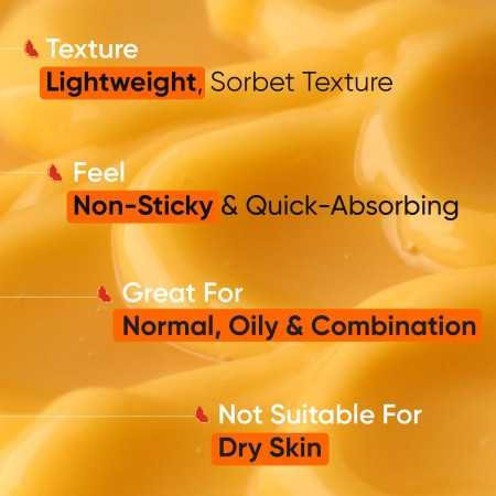 Dot & Key Vitamin C + E Sorbet Super Bright Moisturizer For Face | Vitamin C Face Moisturizer|Reduces Skin Dullness|Oil Free &
