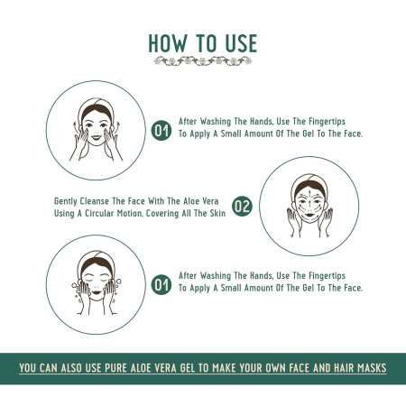 Avimee Herbal Pure Aloe Vera Gel for Hydrated & Moisturized Skin & Hair | For Men and Women | 100 mL Avimee Herbal Pure Aloe Vera Gel for Hydrated & Moisturized Skin & Hair | For Men and Women | 100 mL