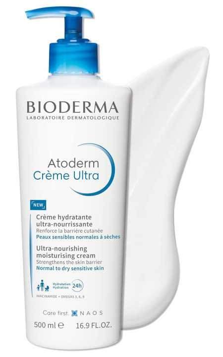Bioderma Atoderm Creme Ultra-Nourishing - Moisturizer For Normal To Sensitive Dry Skin, 200ml