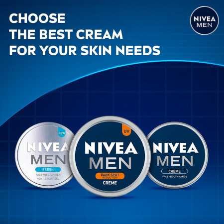 Nivea Men Creme, Dark Spot Reduction, Non Greasy Moisturizer, Cream With Uv Protect, 150 ml Nivea Men Creme, Dark Spot Reduction, Non Greasy Moisturizer, Cream With Uv Protect, 150 ml
