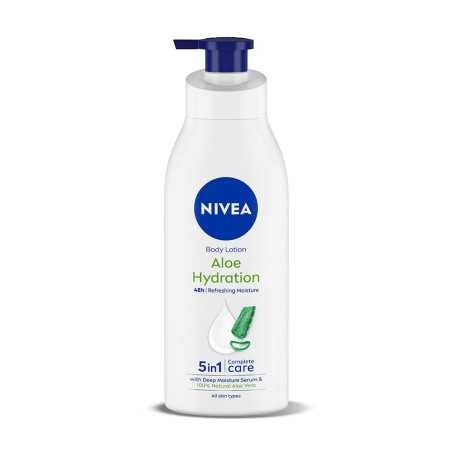 NIVEA Aloe Hydration Body Lotion 400 ml | 48 H Moisturization | Refreshing Hydration | Non Sticky Feel | With Goodness of Aloe