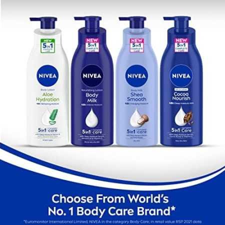 NIVEA Aloe Hydration Body Lotion 400 ml | 48 H Moisturization | Refreshing Hydration | Non Sticky Feel | With Goodness of Aloe NIVEA Aloe Hydration Body Lotion 400 ml | 48 H Moisturization | Refreshing Hydration | Non Sticky Feel | With Goodness of Aloe