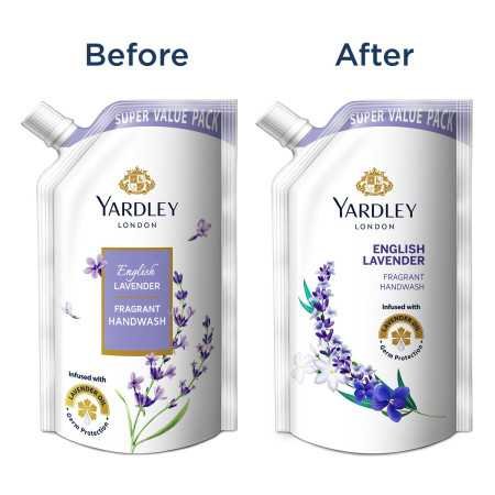 Yardley London English Lavender 675ml Pack of 2 Fragrant Handwash| Infused with Pure Lavender Oil| Germ Protection| For Soft & Yardley London English Lavender 675ml Pack of 2 Fragrant Handwash| Infused with Pure Lavender Oil| Germ Protection| For Soft &