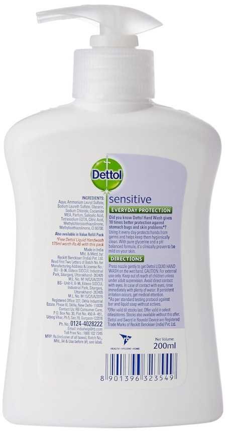 Dettol Liquid Hand wash, Sensitive, 675ml Dettol Liquid Hand wash, Sensitive, 675ml