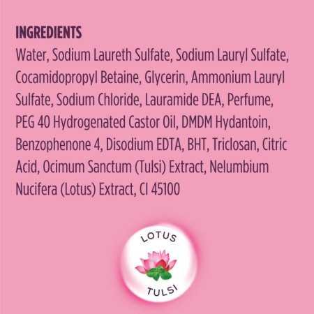 Santoor Mild Gentle Hand Wash 1500ml with Goodness of Lotus & Tulsi| Rich Lathering Formula with Anti-Bacterial Properties| Soft