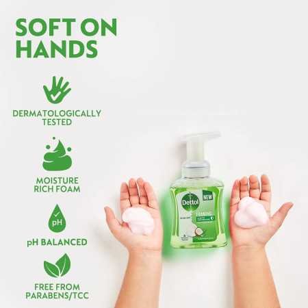 Dettol Foaming Handwash Refill Combo- Strawberry & Aloe coconut, (Pack of 2-700ml each)| Rich Foam | Moisturizing Hand Wash |