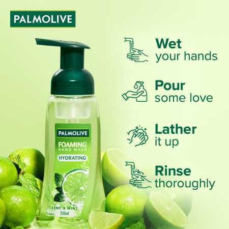 Colgate Palmolive Hydrating Lime & Mint Liquid Foaming Handwash 500ml Removes Germs, Refreshing Fragrance, Hand Wash Refill
