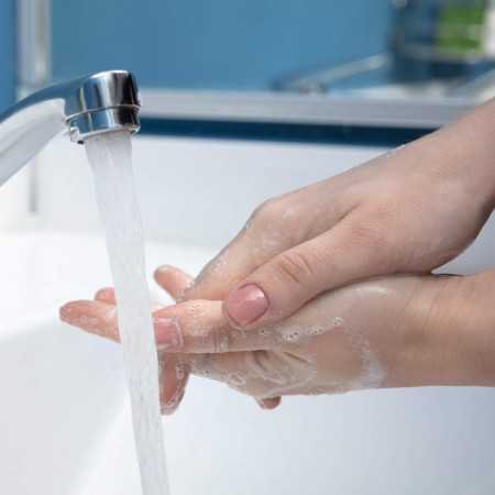 Amazon Brand - Solimo Handwash Liquid Refill Can 5 Litre | Antibacterial germ-protect | Advanced Disinfection Formula| pH