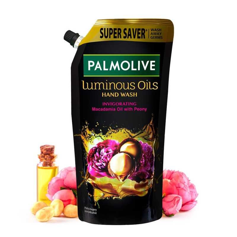 Palmolive Luminous Oils Invigorating Liquid Hand Wash Refill 750ml, with Macadamia Oil and Peony Extracts, Handwash Refill Pack Palmolive Luminous Oils Invigorating Liquid Hand Wash Refill 750ml, with Macadamia Oil and Peony Extracts, Handwash Refill Pack