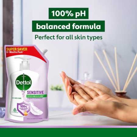 Dettol Sensitive Liquid Hand Wash Refill - 675 ml (Pack of 2) Dettol Sensitive Liquid Hand Wash Refill - 675 ml (Pack of 2)