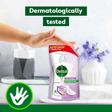 Dettol Sensitive Liquid Hand Wash Refill - 675 ml (Pack of 2) Dettol Sensitive Liquid Hand Wash Refill - 675 ml (Pack of 2)