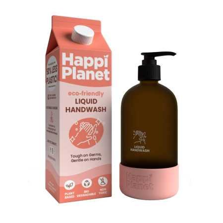 Happi Planet | Organic Liquid Handwash Refill | 1L | Oat Milk Fragrance | Moisturizing Hand Wash | Natural, Non-Toxic, Herbal,