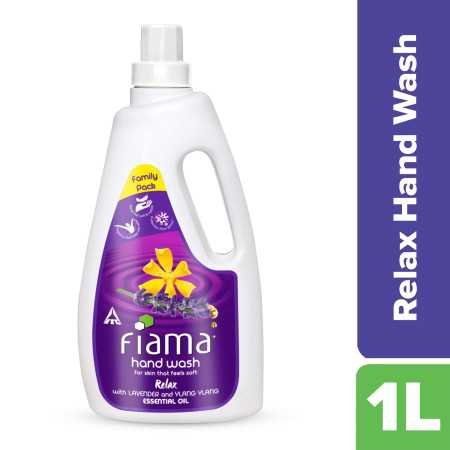 Fiama Relax Hand Wash, 1000ml refill pack, Lavender and Ylang Ylang, For Soft and Supple Hands, Fragrant Handwash Fiama Relax Hand Wash, 1000ml refill pack, Lavender and Ylang Ylang, For Soft and Supple Hands, Fragrant Handwash