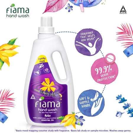 Fiama Relax Hand Wash, 1000ml refill pack, Lavender and Ylang Ylang, For Soft and Supple Hands, Fragrant Handwash Fiama Relax Hand Wash, 1000ml refill pack, Lavender and Ylang Ylang, For Soft and Supple Hands, Fragrant Handwash