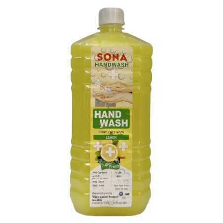 Sona Plus Foaming Handwash, 260ml, Premium Liquid, 100% Vegan, Paraben Free, With Natural Lemon Goodness, Moisturizing