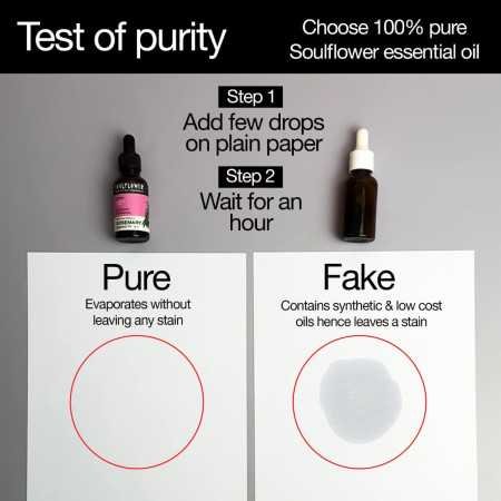 Soulflower Rosemary Essential Oil for Hair Growth, Hair Fall Control and Nourishment, Skin Care | Clinically Tested & Ecocert Soulflower Rosemary Essential Oil for Hair Growth, Hair Fall Control and Nourishment, Skin Care | Clinically Tested & Ecocert