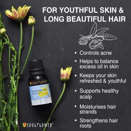 Soulflower Rosemary Essential Oil for Hair Growth, Hair Fall Control and Nourishment, Skin Care | Clinically Tested & Ecocert Soulflower Rosemary Essential Oil for Hair Growth, Hair Fall Control and Nourishment, Skin Care | Clinically Tested & Ecocert