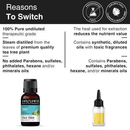 Soulflower Rosemary Essential Oil for Hair Growth, Hair Fall Control and Nourishment, Skin Care | Clinically Tested & Ecocert Soulflower Rosemary Essential Oil for Hair Growth, Hair Fall Control and Nourishment, Skin Care | Clinically Tested & Ecocert