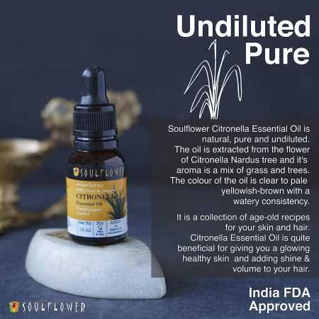 Soulflower Rosemary Essential Oil for Hair Growth, Hair Fall Control and Nourishment, Skin Care | Clinically Tested & Ecocert Soulflower Rosemary Essential Oil for Hair Growth, Hair Fall Control and Nourishment, Skin Care | Clinically Tested & Ecocert