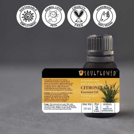 Soulflower Rosemary Essential Oil for Hair Growth, Hair Fall Control and Nourishment, Skin Care | Clinically Tested & Ecocert Soulflower Rosemary Essential Oil for Hair Growth, Hair Fall Control and Nourishment, Skin Care | Clinically Tested & Ecocert