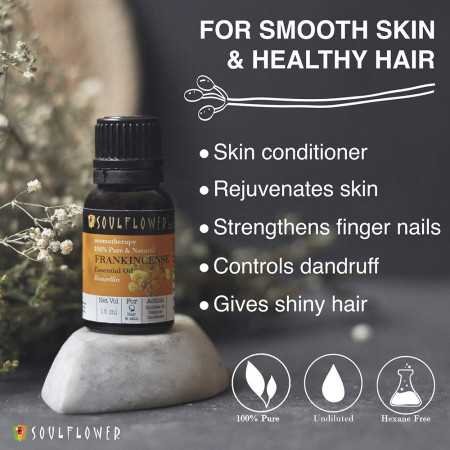 Soulflower Rosemary Essential Oil for Hair Growth, Hair Fall Control and Nourishment, Skin Care | Clinically Tested & Ecocert Soulflower Rosemary Essential Oil for Hair Growth, Hair Fall Control and Nourishment, Skin Care | Clinically Tested & Ecocert