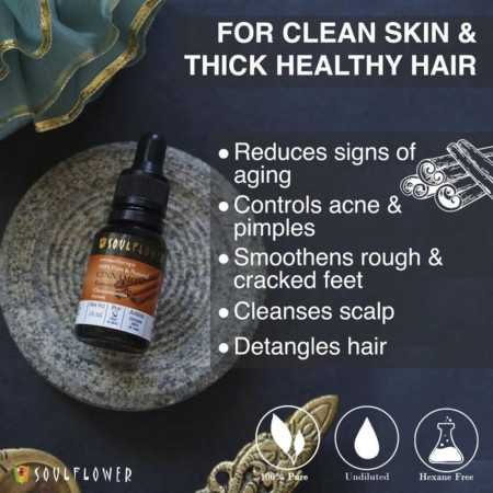 Soulflower Rosemary Essential Oil for Hair Growth, Hair Fall Control and Nourishment, Skin Care | Clinically Tested & Ecocert Soulflower Rosemary Essential Oil for Hair Growth, Hair Fall Control and Nourishment, Skin Care | Clinically Tested & Ecocert