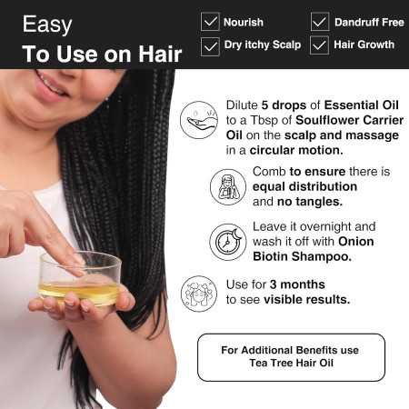 Soulflower Rosemary Essential Oil for Hair Growth, Hair Fall Control and Nourishment, Skin Care | Clinically Tested & Ecocert Soulflower Rosemary Essential Oil for Hair Growth, Hair Fall Control and Nourishment, Skin Care | Clinically Tested & Ecocert