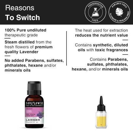 Soulflower Rosemary Essential Oil for Hair Growth, Hair Fall Control and Nourishment, Skin Care | Clinically Tested & Ecocert Soulflower Rosemary Essential Oil for Hair Growth, Hair Fall Control and Nourishment, Skin Care | Clinically Tested & Ecocert