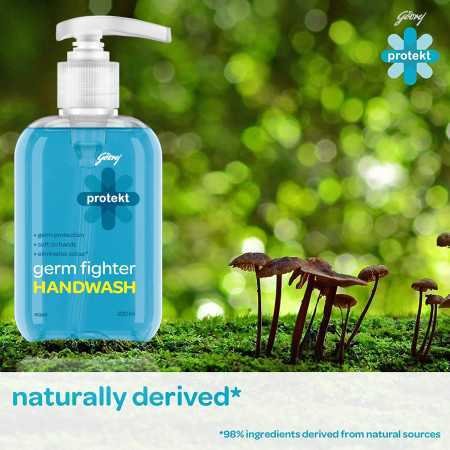 Godrej Protekt Germ Fighter Handwash Refill Pack | Aqua | Germ Protection & Soft on Hands - 1.5 L Godrej Protekt Germ Fighter Handwash Refill Pack | Aqua | Germ Protection & Soft on Hands - 1.5 L