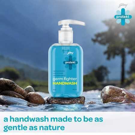Godrej Protekt Germ Fighter Handwash Refill Pack | Aqua | Germ Protection & Soft on Hands - 1.5 L Godrej Protekt Germ Fighter Handwash Refill Pack | Aqua | Germ Protection & Soft on Hands - 1.5 L