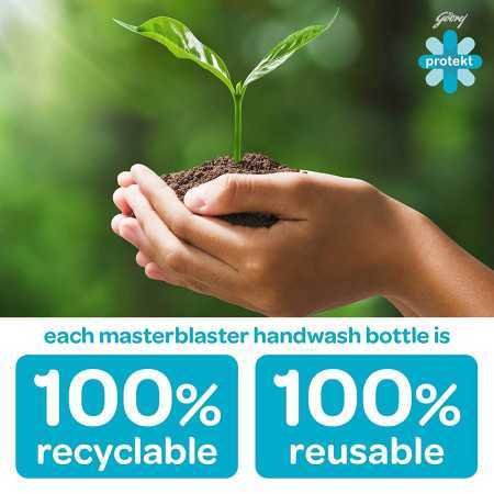 Godrej Protekt Germ Fighter Handwash Refill Pack | Aqua | Germ Protection & Soft on Hands - 1.5 L Godrej Protekt Germ Fighter Handwash Refill Pack | Aqua | Germ Protection & Soft on Hands - 1.5 L