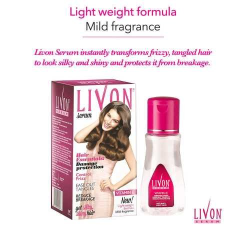Livon Serum for Women & Men|All Hair Types for Frizz-free, Smooth & Glossy Hair |With Argan Oil & Vitamin E |100ml Livon Serum for Women & Men|All Hair Types for Frizz-free, Smooth & Glossy Hair |With Argan Oil & Vitamin E |100ml