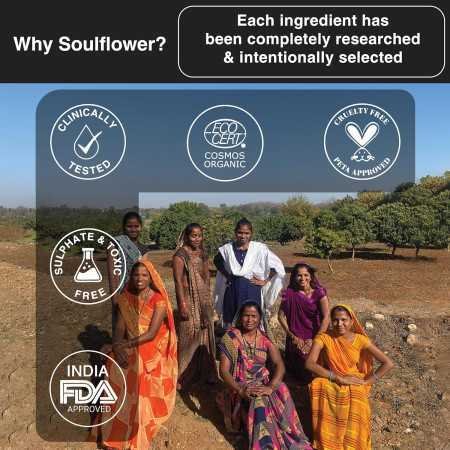 Soulflower Rosemary Lavender Hair Oil For Healthy Hair, Scalp Nourishment, Hair Growth - 100% Pure & Natural Undiluted Cold