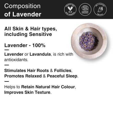 Soulflower Rosemary Lavender Hair Oil For Healthy Hair, Scalp Nourishment, Hair Growth - 100% Pure & Natural Undiluted Cold