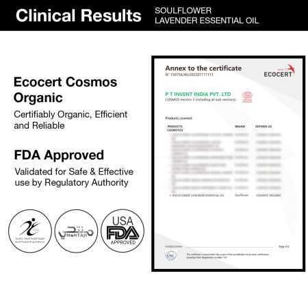 Soulflower Rosemary Lavender Hair Oil For Healthy Hair, Scalp Nourishment, Hair Growth - 100% Pure & Natural Undiluted Cold