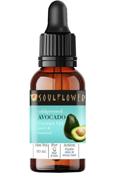 Soulflower Rosemary Lavender Hair Oil For Healthy Hair, Scalp Nourishment, Hair Growth - 100% Pure & Natural Undiluted Cold