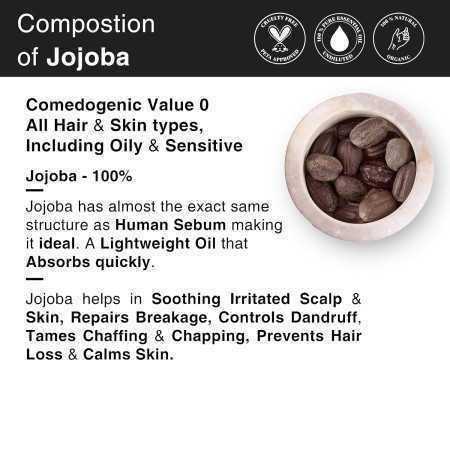 Soulflower Rosemary Lavender Hair Oil For Healthy Hair, Scalp Nourishment, Hair Growth - 100% Pure & Natural Undiluted Cold