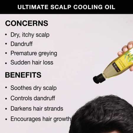Soulflower Rosemary Lavender Hair Oil For Healthy Hair, Scalp Nourishment, Hair Growth - 100% Pure & Natural Undiluted Cold