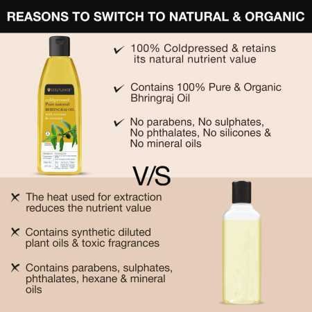 Soulflower Rosemary Lavender Hair Oil For Healthy Hair, Scalp Nourishment, Hair Growth - 100% Pure & Natural Undiluted Cold