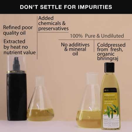 Soulflower Rosemary Lavender Hair Oil For Healthy Hair, Scalp Nourishment, Hair Growth - 100% Pure & Natural Undiluted Cold