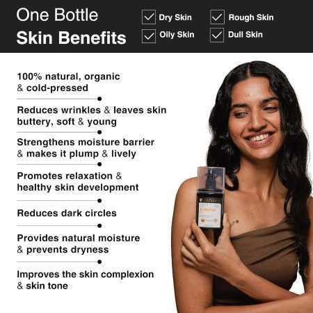 Soulflower Rosemary Lavender Hair Oil For Healthy Hair, Scalp Nourishment, Hair Growth - 100% Pure & Natural Undiluted Cold