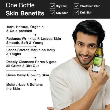 Soulflower Rosemary Lavender Hair Oil For Healthy Hair, Scalp Nourishment, Hair Growth - 100% Pure & Natural Undiluted Cold