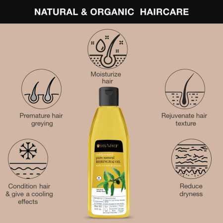 Soulflower Rosemary Lavender Hair Oil For Healthy Hair, Scalp Nourishment, Hair Growth - 100% Pure & Natural Undiluted Cold